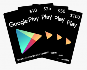 انواع گیفت کارت‌های گوگل پلی