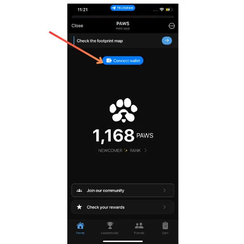 اتصال ایردارپ PAWS به کیف پول